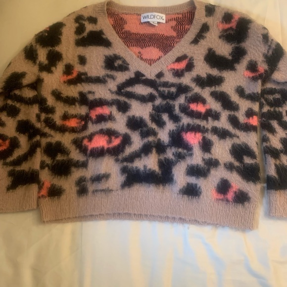 Wildfox Preppy Kitty Tatum Acrylic/Wool Sweater in Size Small - Picture 8 of 15